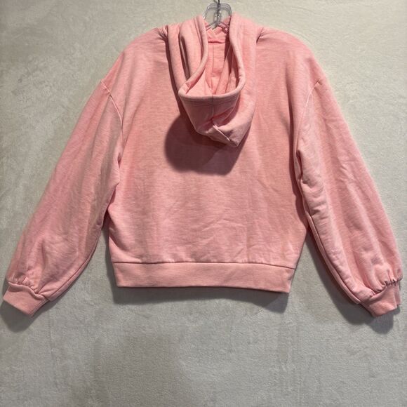 Gap Women's Vintage Soft Balloon Sleeve Hoodie Sweatshirt Pink Size Small NWT - Picture 6 of 15
